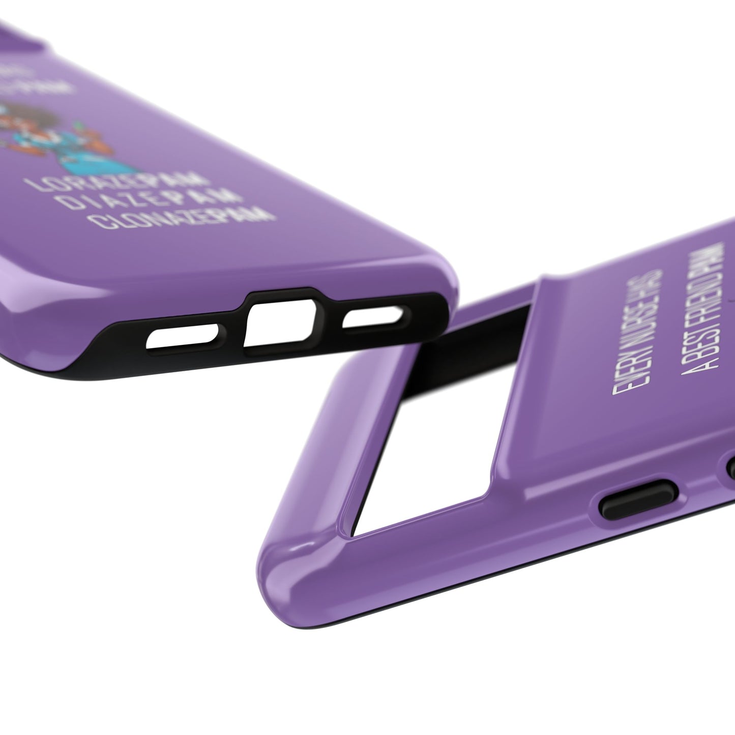 Nurse Google Pixel Tough Case - Every Nurse Has a Friend Named PAM Design (3) - Light Purple