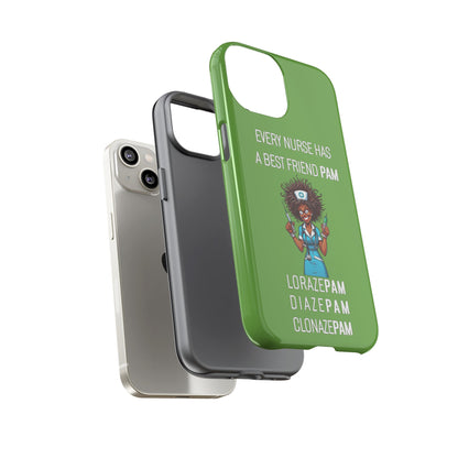 Nurse iPhone Tough Case - Every Nurse Has a Friend Named PAM Design (3) - Green