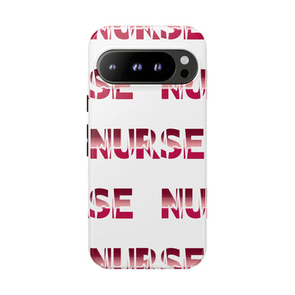 Google Pixel Tough Case - Nurse Pulse - White