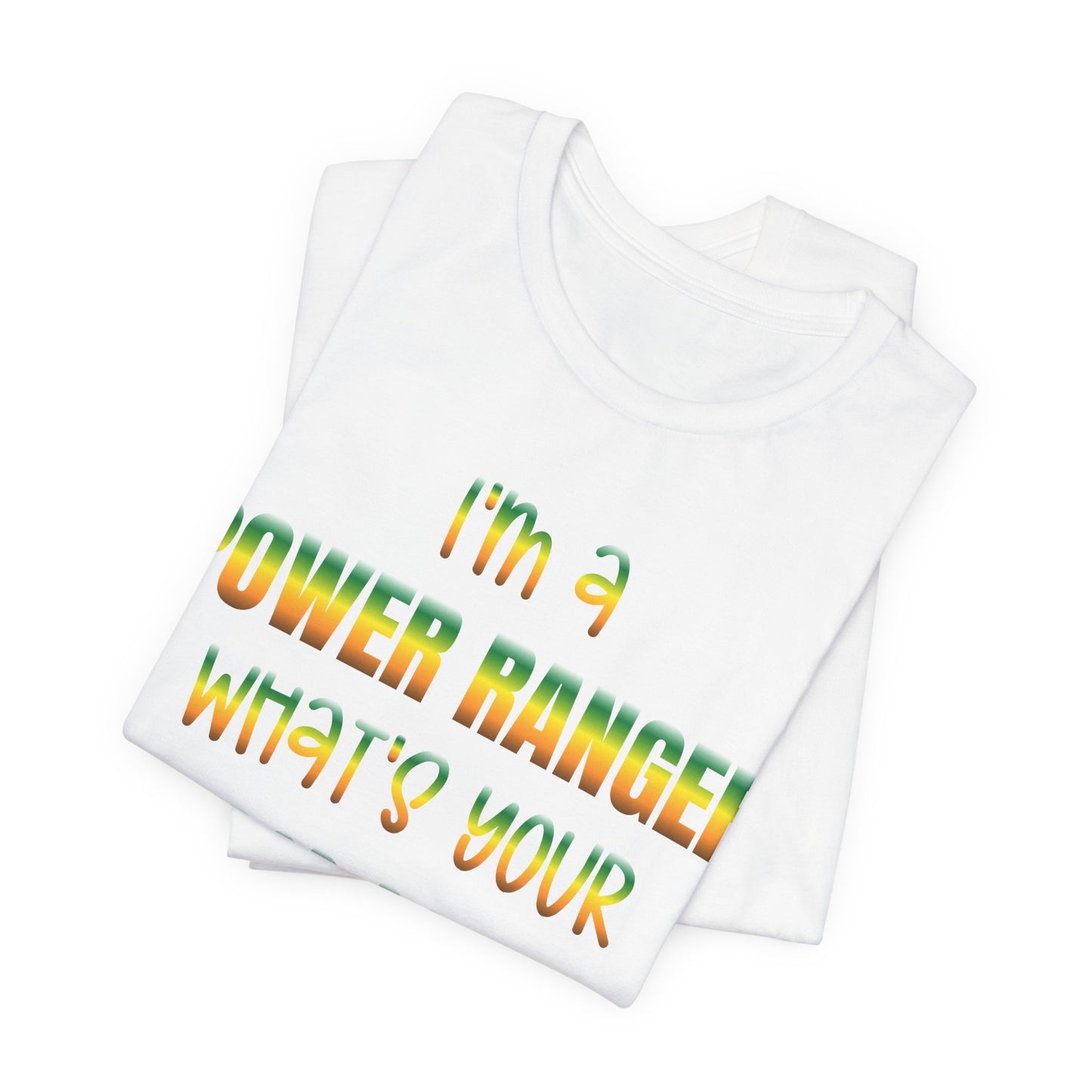 Lineman T-shirt - power ranger super power gradient