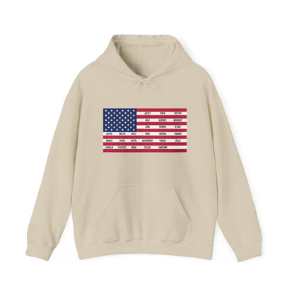 Gildan Phonetic Flag Hoodie