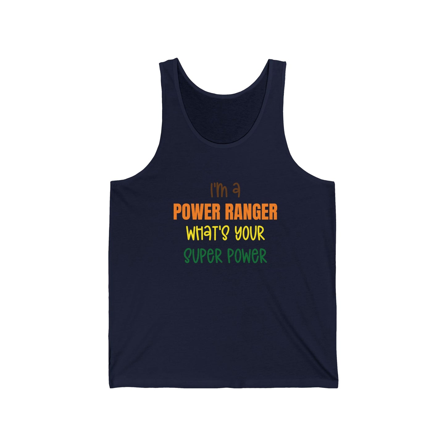 Lineman Tank - power ranger super power color