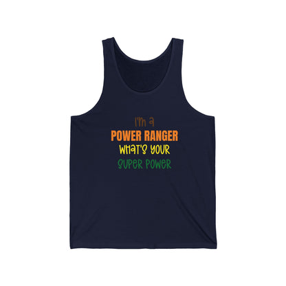 Lineman Tank - power ranger super power color