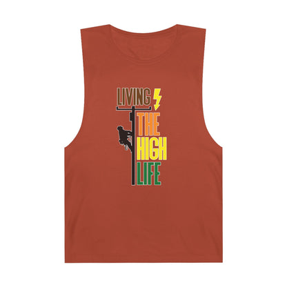 Lineman Tank - Living The High Life-color