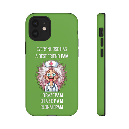 Nurse iPhone Tough Case - Every Nurse Has a Friend Named PAM Design (1) - Green