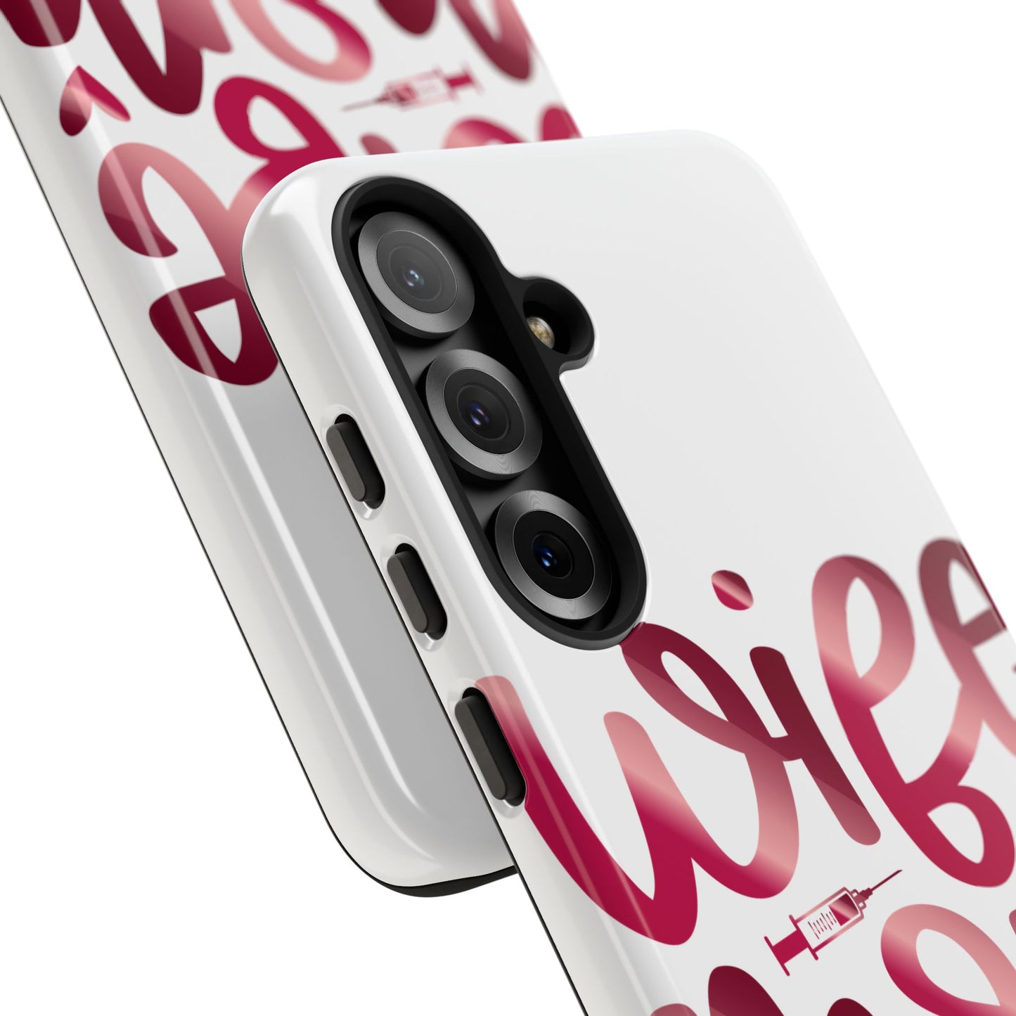Samsung Galaxy Tough Case - Wife Mom Nurse - White