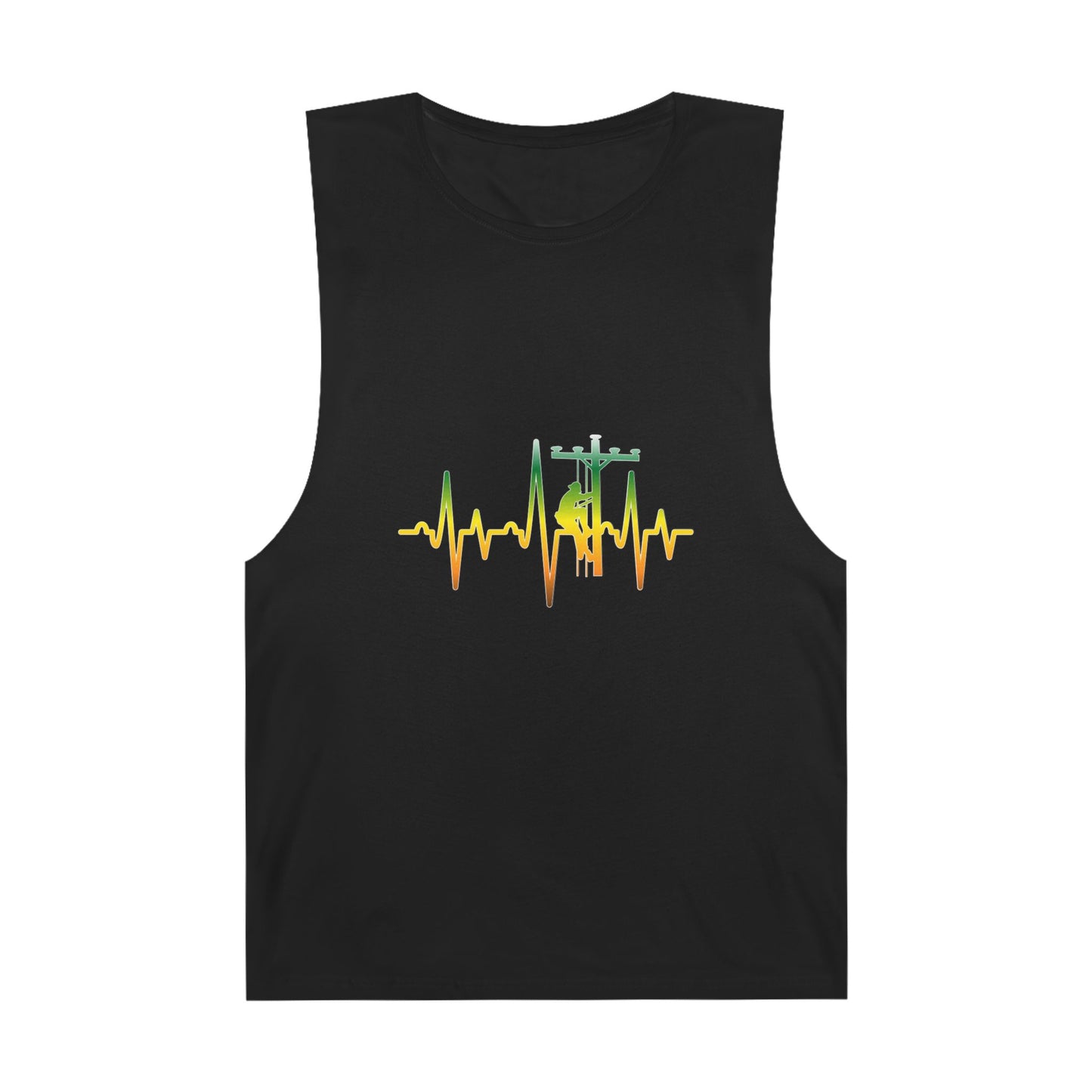 Lineman Tank - Lineman Heartbeat - gradient