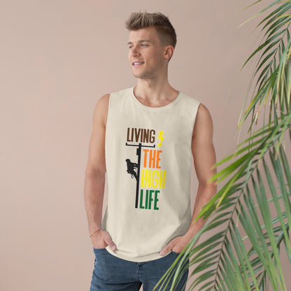 Lineman Tank - Living The High Life-color