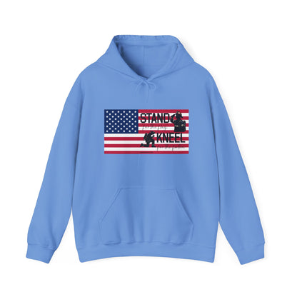 Gildan Stand for the Flag, Kneel for the Fallen Hoodie - fire fighter