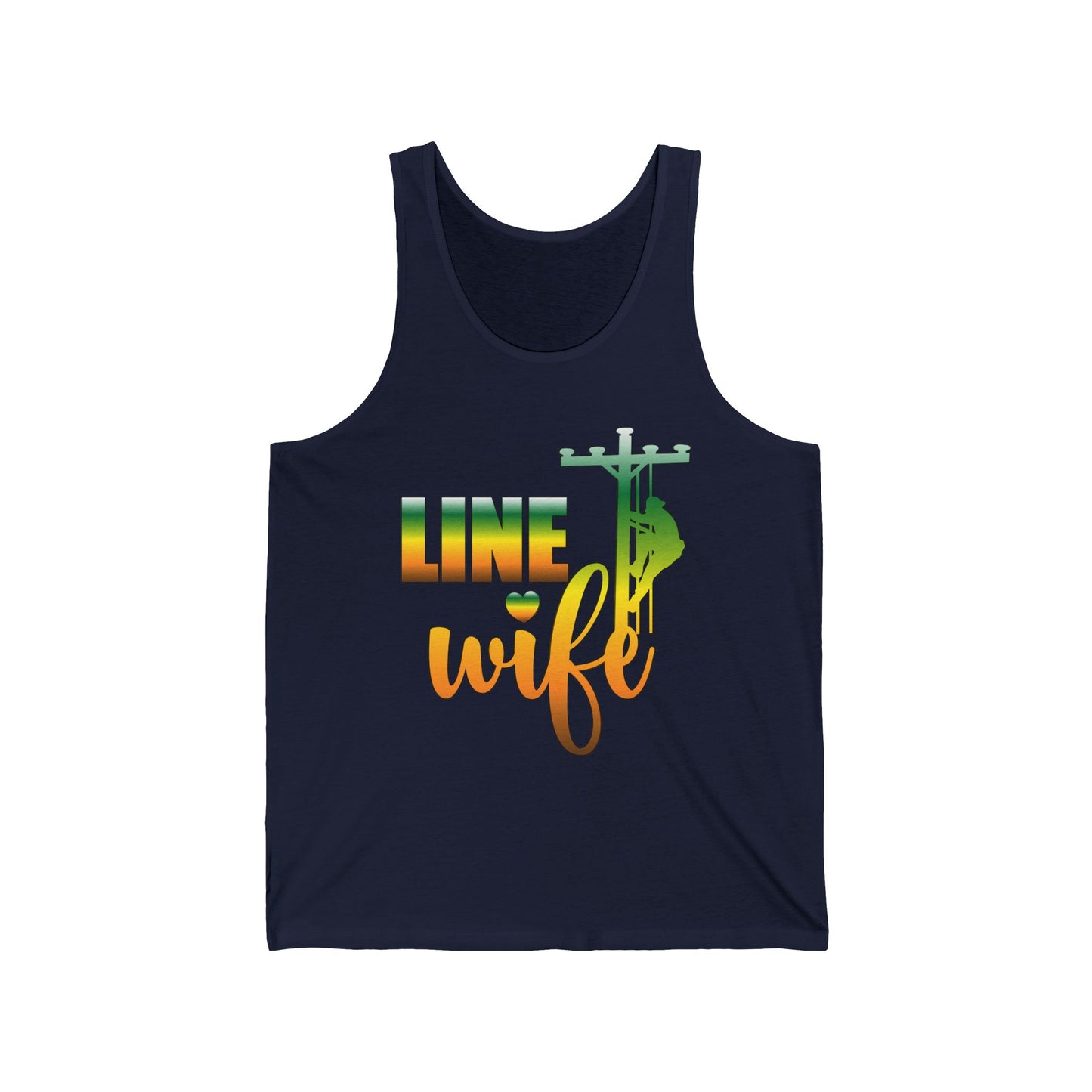 Lineman Tank - Line Wife gradient
