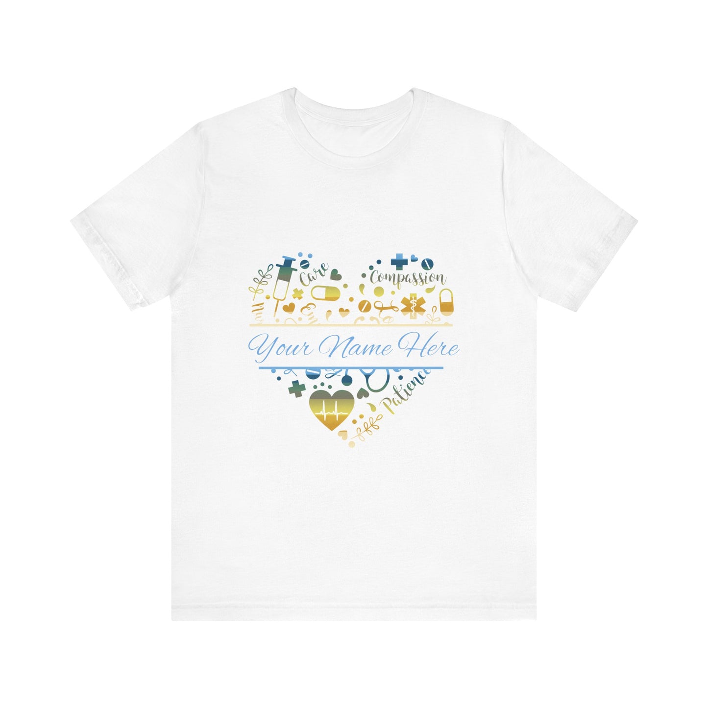 Monogram Heart colored chrome