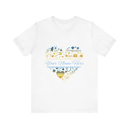Monogram Heart colored chrome