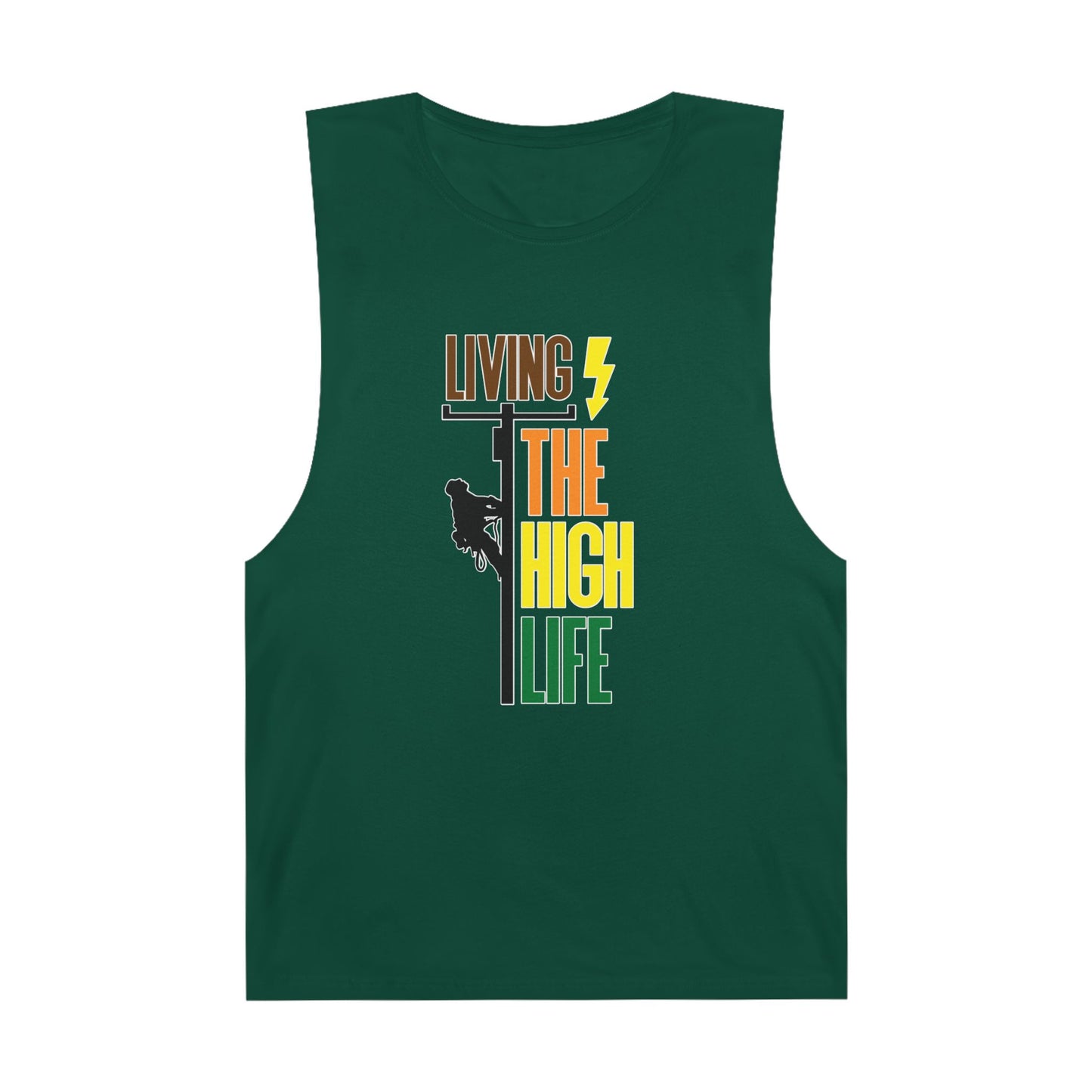 Lineman Tank - Living The High Life-color