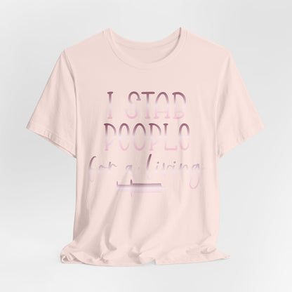 I Stab People For a Living rose gold