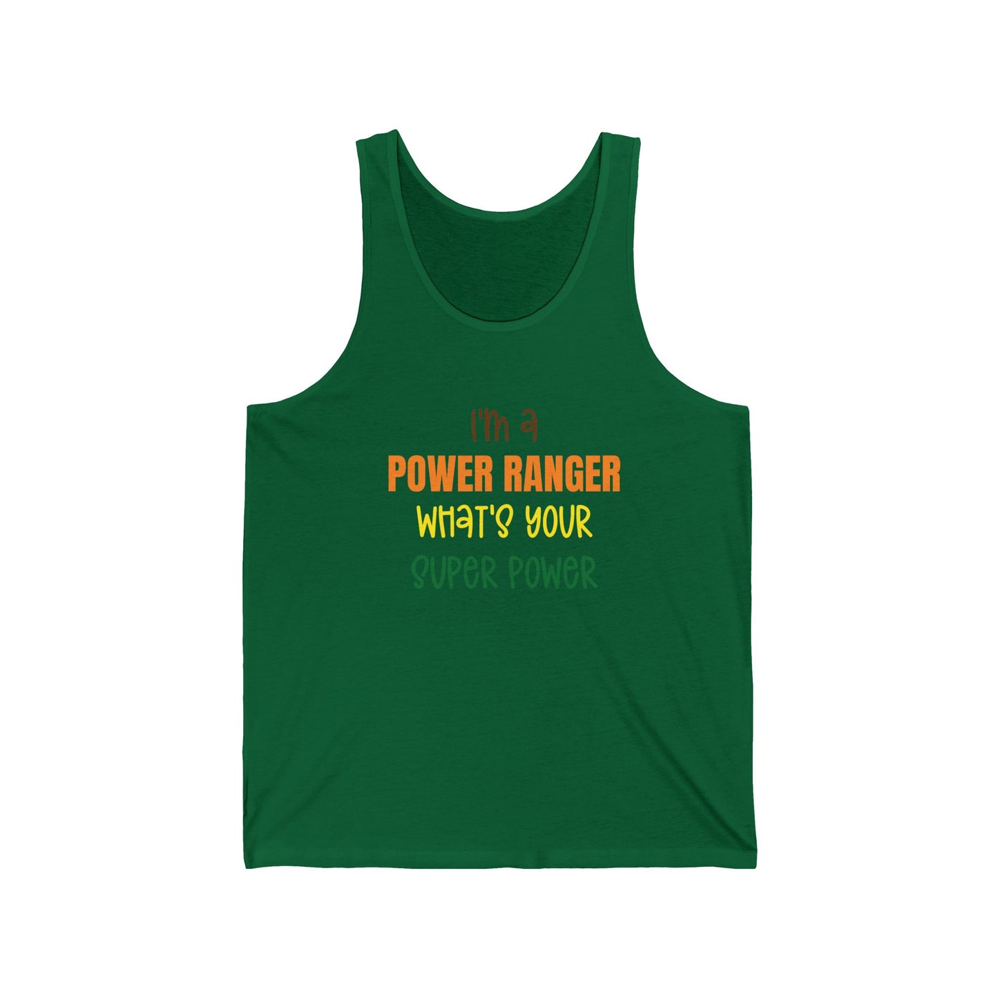 Lineman Tank - power ranger super power color