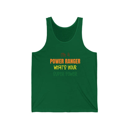 Lineman Tank - power ranger super power color