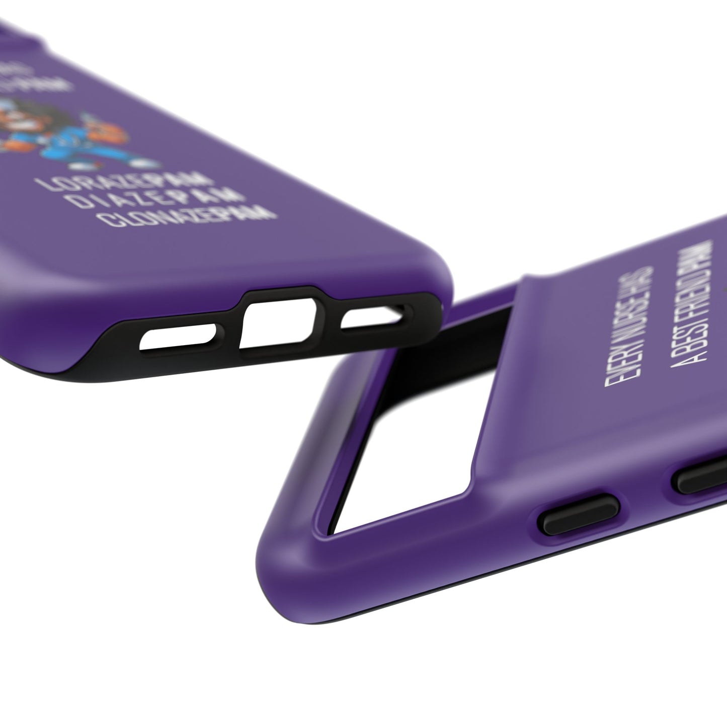 Nurse Google Pixel Tough Case - Every Nurse Has a Friend Named PAM Design (6) - Dark Purple