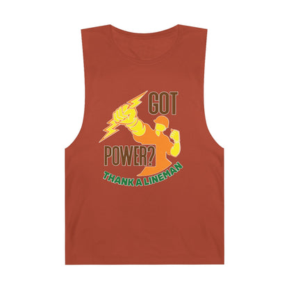 Lineman Tank - Got Power Thank A Lineman - color