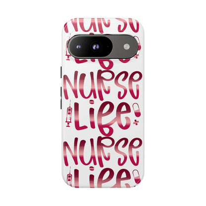 Google Pixel Tough Case - Nurse Life - White