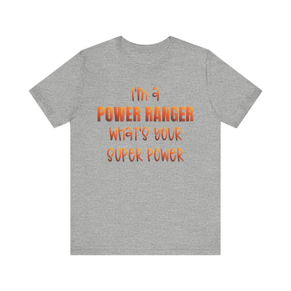 Lineman T-shirt - power ranger super power sky 24