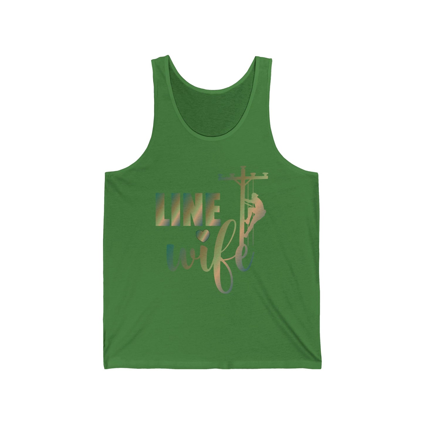 Lineman T-shirt - Line Wife copper patina