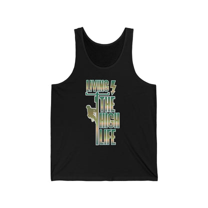 Lineman T-shirt - Living The High Life-copper patina