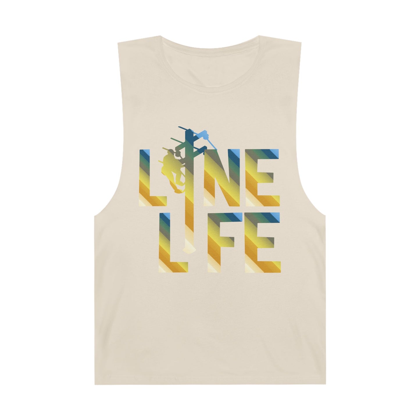 Lineman Tank - lineman-life colored chrome