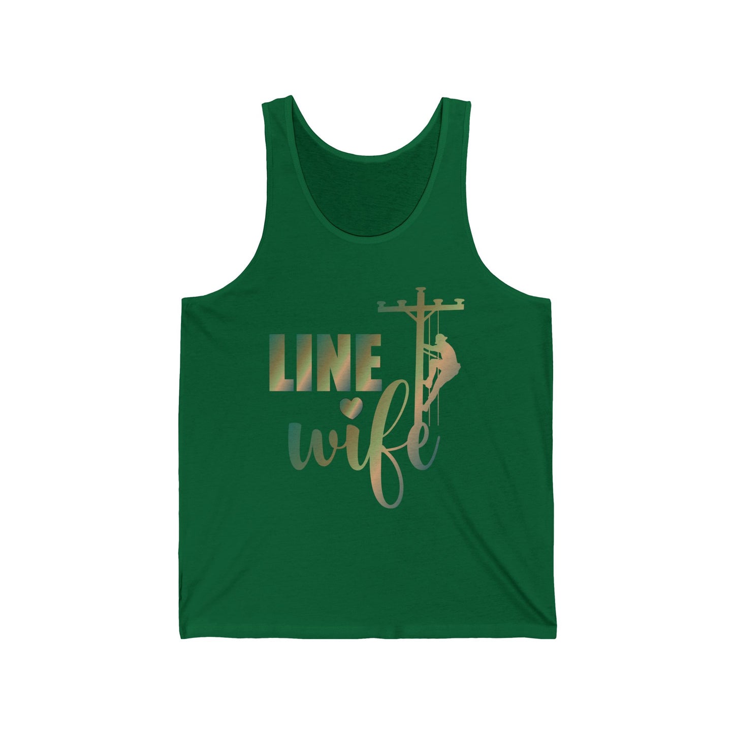 Lineman T-shirt - Line Wife copper patina