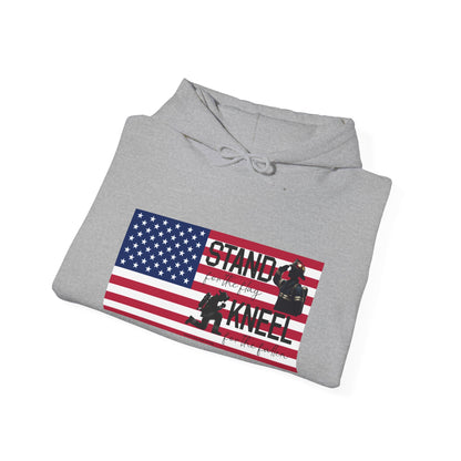 Gildan Stand for the Flag, Kneel for the Fallen Hoodie - fire fighter