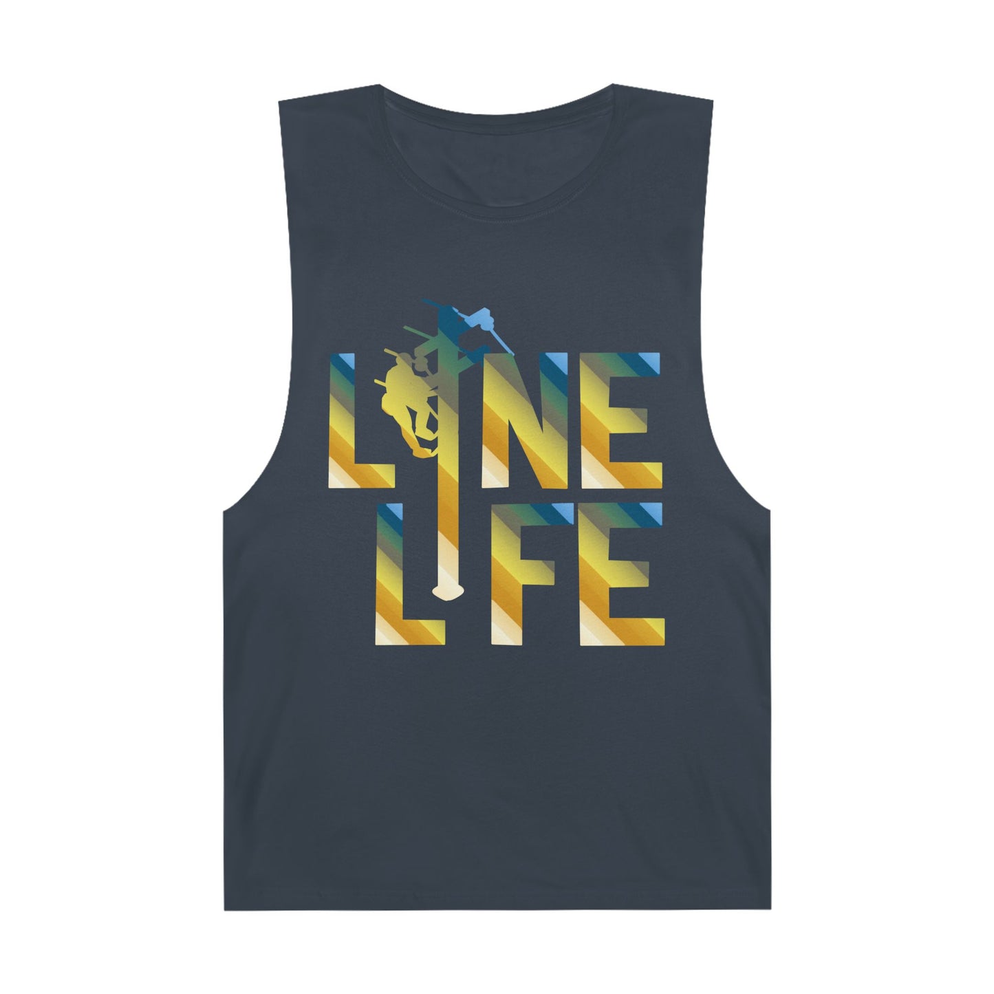 Lineman Tank - lineman-life colored chrome