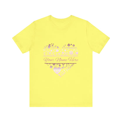 Monogram Heart rose gold