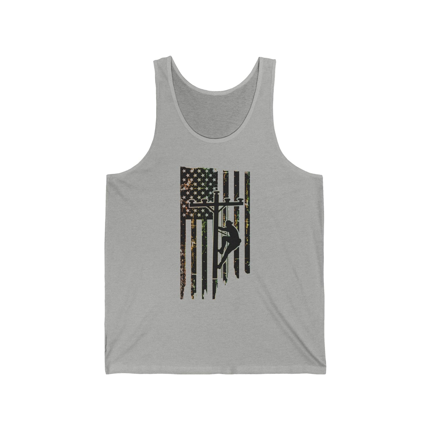 Lineman Tank - Lineman Flag gradient