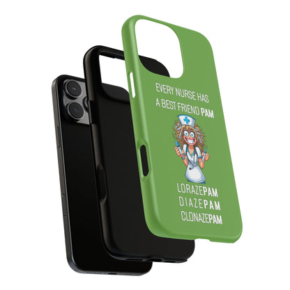 Nurse iPhone Tough Case - Every Nurse Has a Friend Named PAM Design (4) - Green