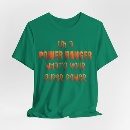 Lineman T-shirt - power ranger super power sky 24
