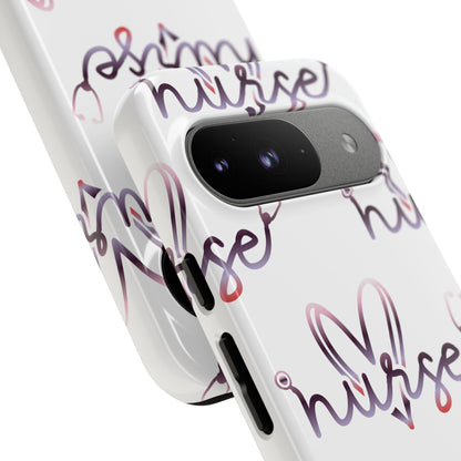 Google Pixel Tough Case - Nurse Stethoscope - White
