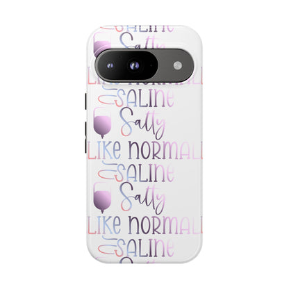 Google Pixel Tough Case - Salty Saline Like Normal Saline - White