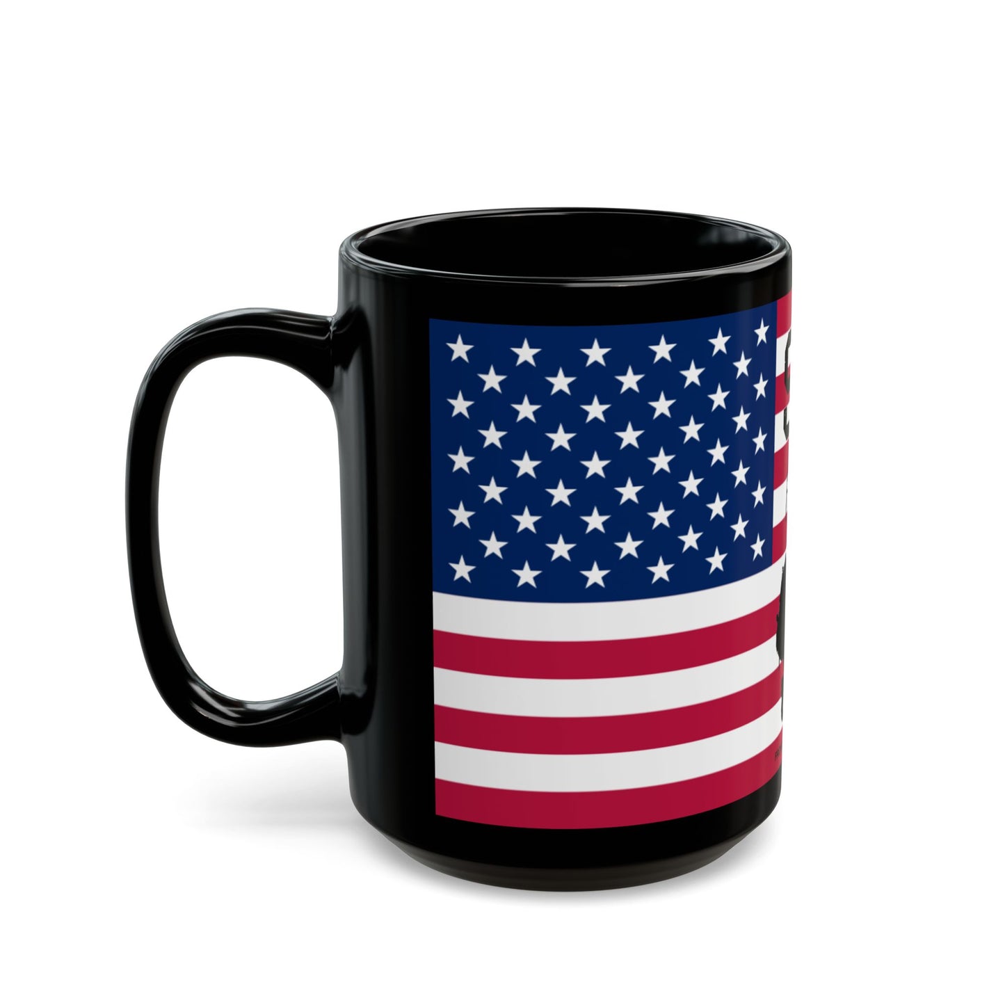 Stand for the flag, Kneel for the fallen (1) Black Mug (11oz, 15oz)