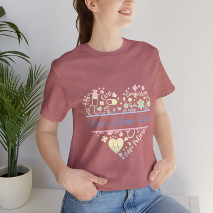 Monogram Heart pastel