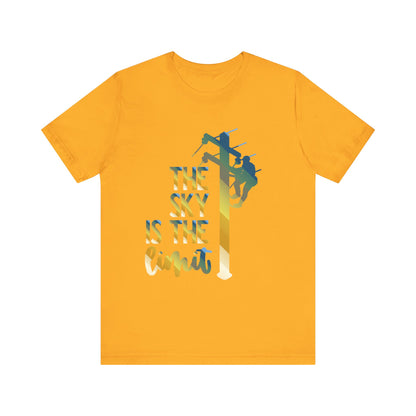 Lineman T-shirt - the-sky-is-the-limit-lineman colored chrome