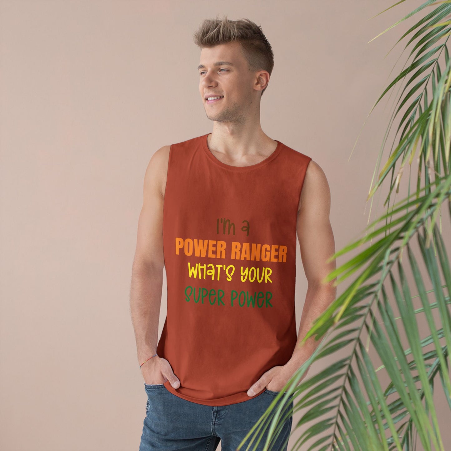 Lineman Tank - power ranger super power color