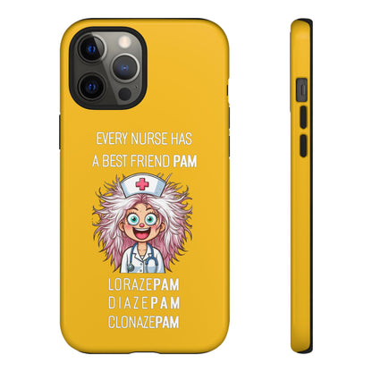 Nurse iPhone Tough Case - Every Nurse Has a Friend Named PAM Design (1) - Yellow