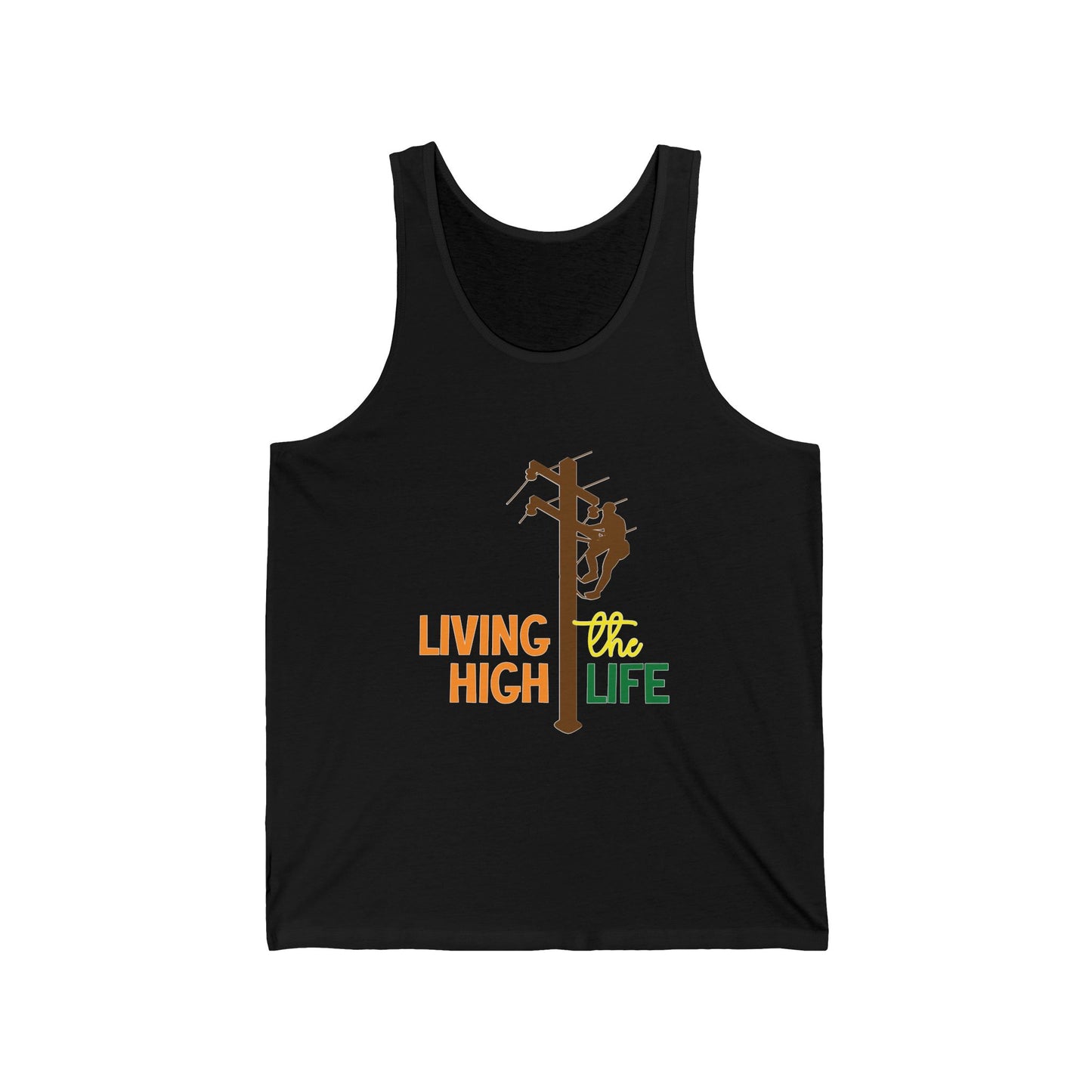 Lineman T-shirt - living the high life - color