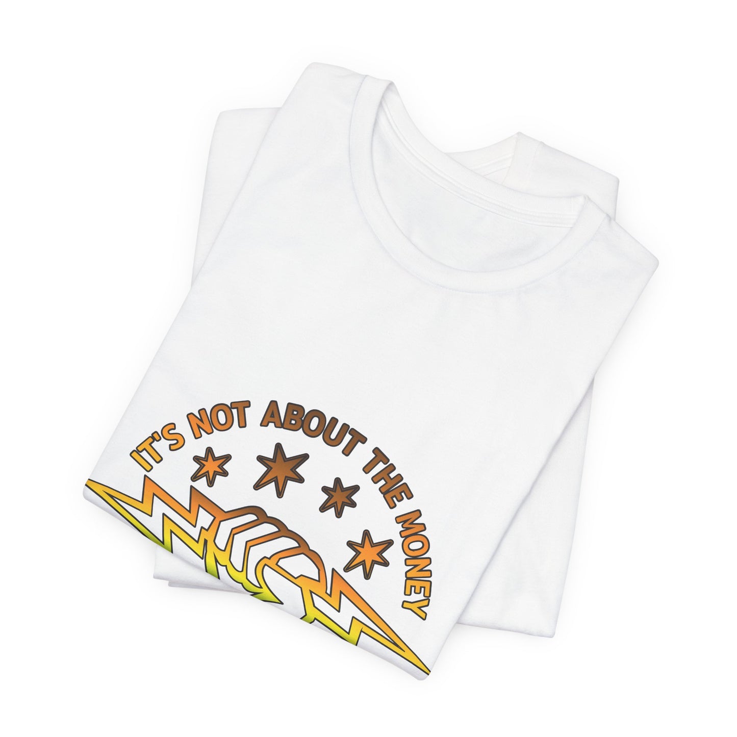 Lineman T-shirt - Its Not About The Money-gradient