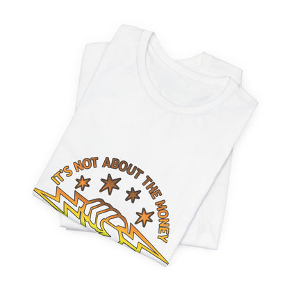 Lineman T-shirt - Its Not About The Money-gradient