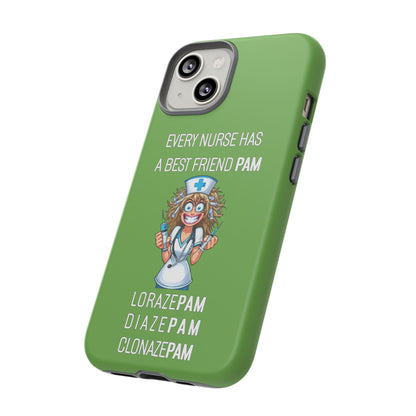 Nurse iPhone Tough Case - Every Nurse Has a Friend Named PAM Design (4) - Green