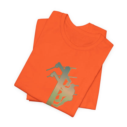 Lineman T-shirt - living the high life - copper patina