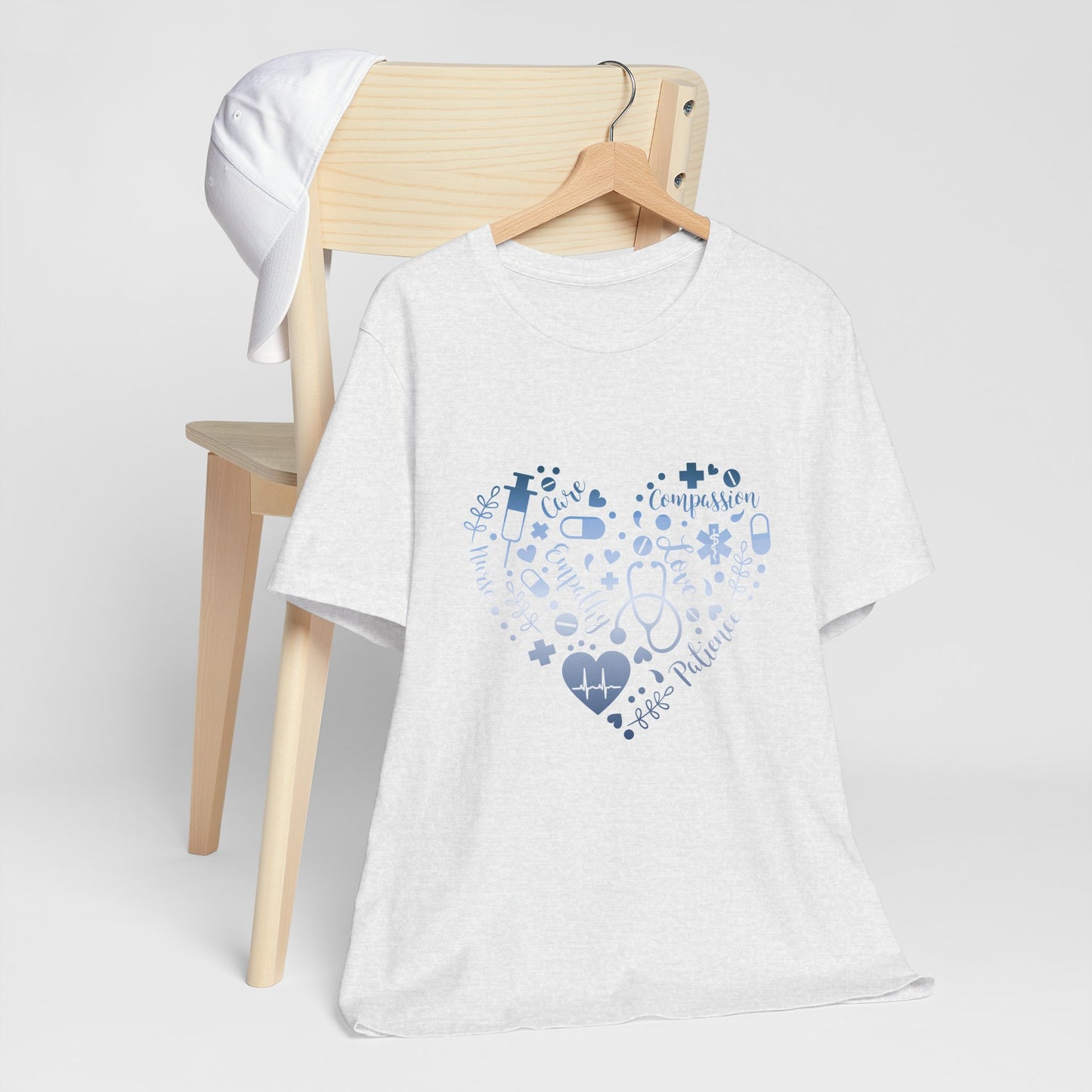Monogram Heart 1 blue steel