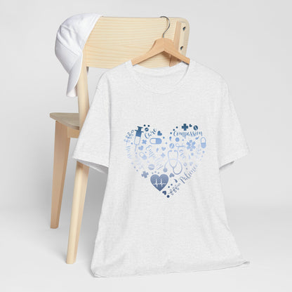 Monogram Heart 1 blue steel