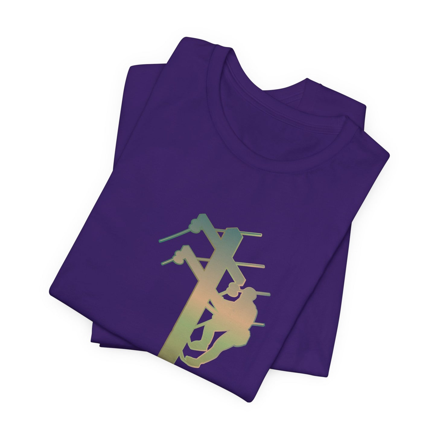 Lineman T-shirt - living the high life - copper patina