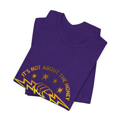 Lineman T-shirt - Its Not About The Money-gradient